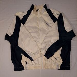 Nike Air Cream and Black Jacket